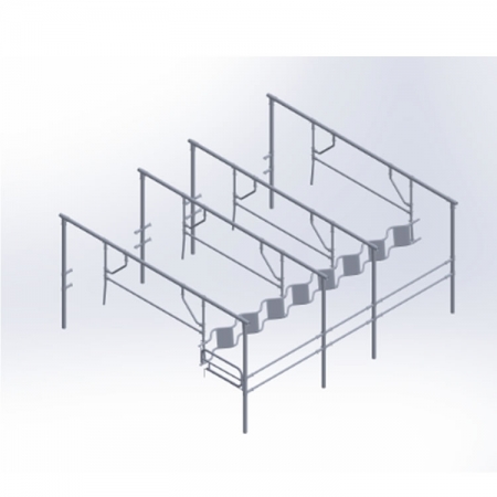 Contenção Canalizada Espinha de Peixe Suspensa